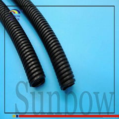 Flexible Corrugated Conduit Tube Pipe Hose Tubing Black