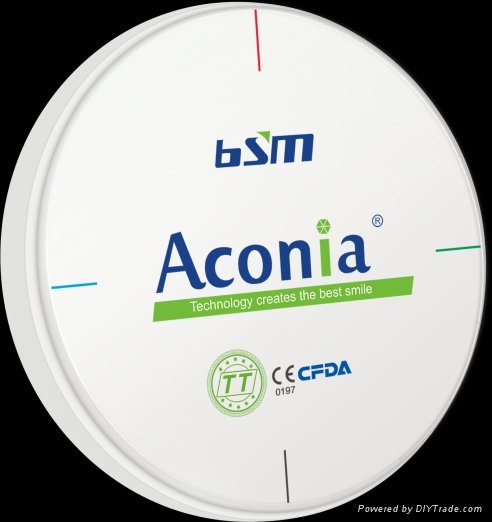 Besmile Aconia Zirconia Block TT for Cad Cam Systems