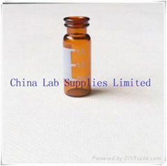 2ml Amber Glass Tubular Vial V1045