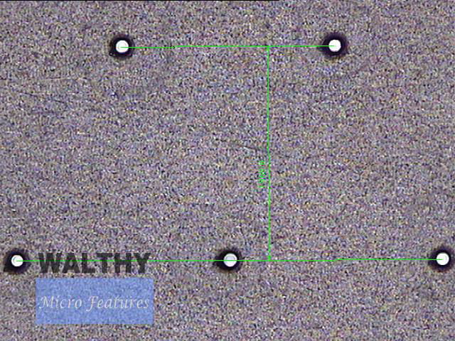 Microplates of all kinds of materials via holes matrix in glass quartz  2