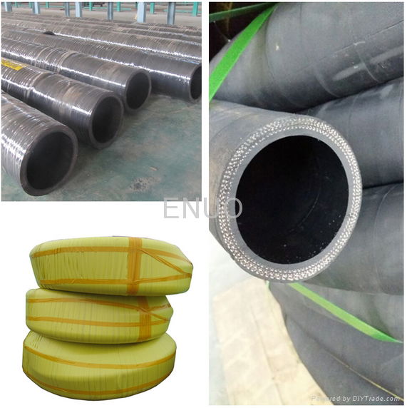 spiral steel wire reinforced rubber sandblast hose 4