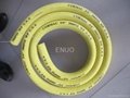 Colorful rubber oil and fuel hose
