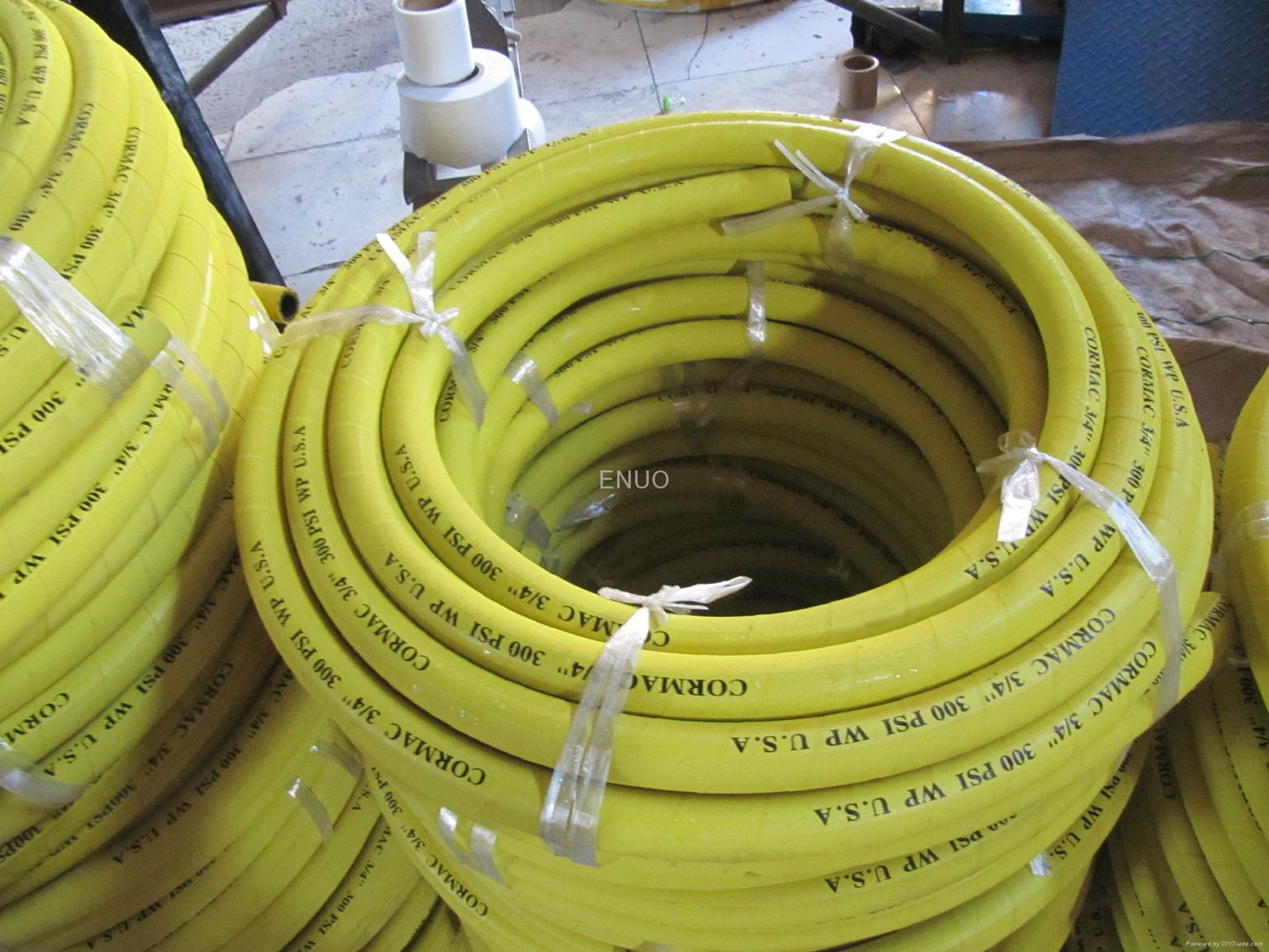 Colorful flexible rubber air compressor hose 4