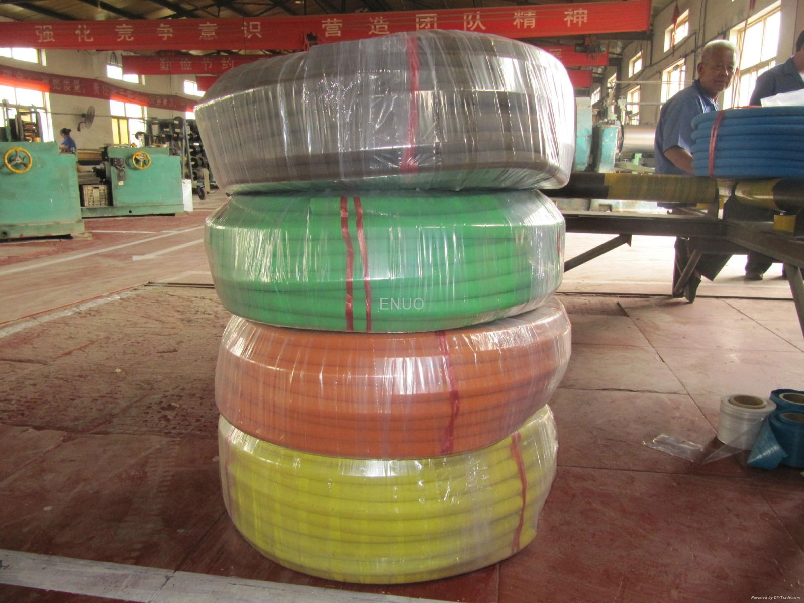 Colorful flexible rubber air compressor hose 5