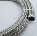 An4 An6 An8 An10 An12 An16 SS Braided Oil Cooler Hose With Nylon Outside Rubber 