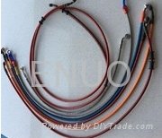 SAEJ1401 Stainless steel wire braided PTFE brake hose,Teflon brake hose, nylon b 2