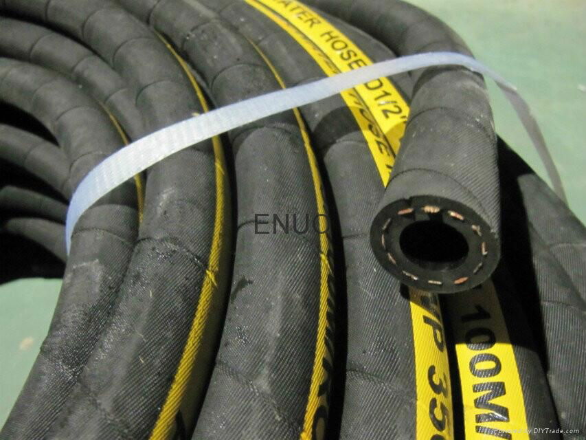 high pressure steel wire braided rubber hose 2