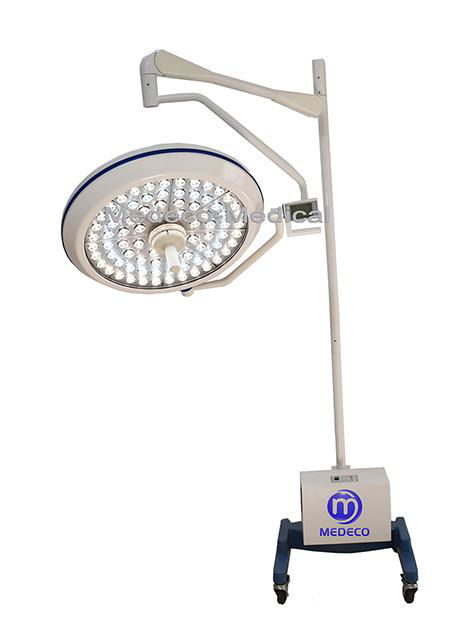 II Series LED Shadowless Dental Surgical Lamp 700 Mobile with Battery