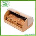 Bamboo bread box wooden box 2