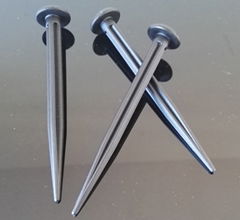 Plastic tent stakes pegs