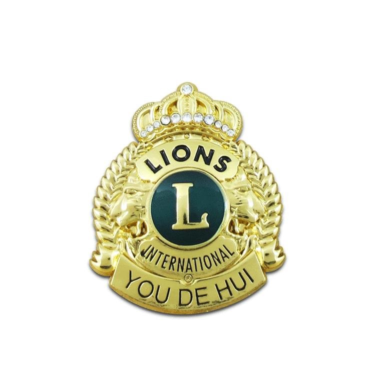 Custom Logo Enamel Metal Lapel Pin Badge