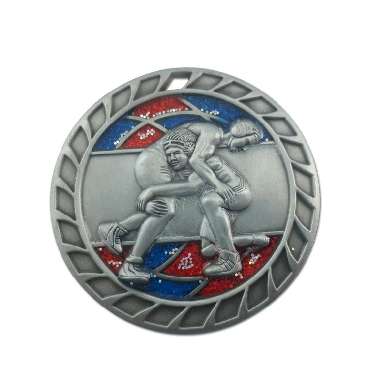 Zinc Alloy Custom Logo Award Metal Sport Made Metal Blank Medal 4