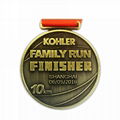 Zinc Alloy Custom Logo Award Metal Sport Made Metal Blank Medal 5