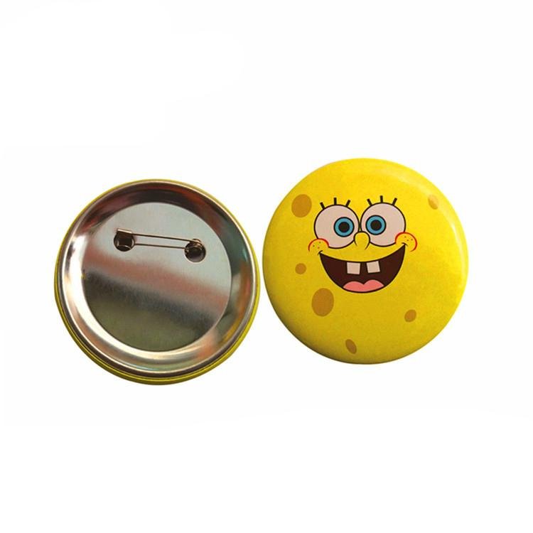 Custom Logo Round Tin Pin Badges Buttons