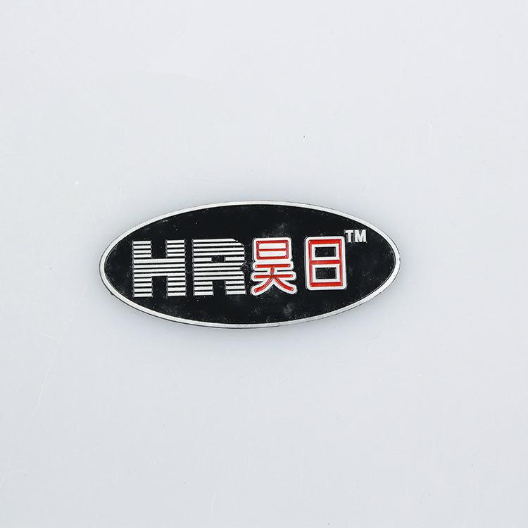 Custom 3D Metal Cloth Logo Plates Aluminum Brand Logos Label 2