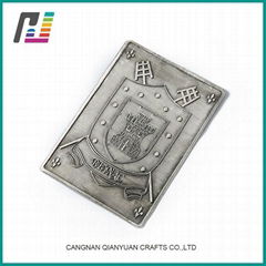 Custom Engraved Logo Metal Plate Sticker