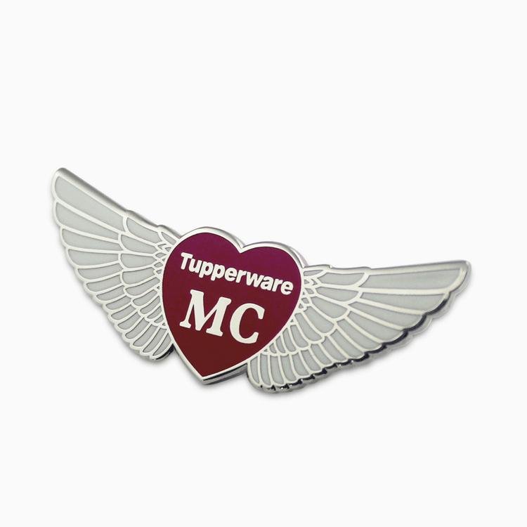 Metal Pilot Wings Metal Pin Badge With Your Own Design 5