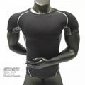 compression fitness tight top men T