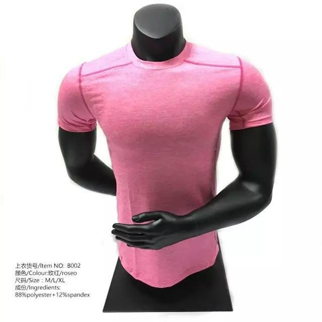 Wholesale Clothes Sportswear Fitness Compression Mens running T Shirt training w 3