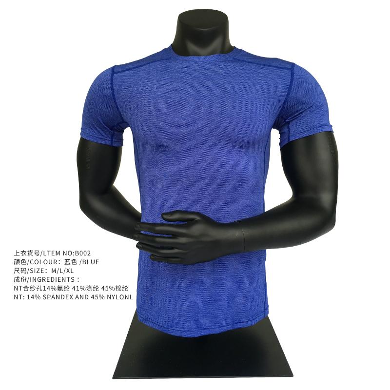 Wholesale Clothes Sportswear Fitness Compression Mens running T Shirt training w