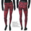 Custom made top quality breathable sublimation compression yoga leggings pants y 1