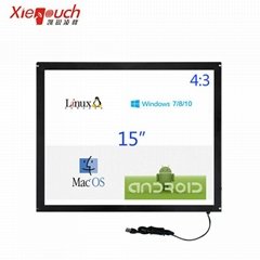 Supply 15-inch infrared touch screen multi-point waterproof anti-glare wholesale