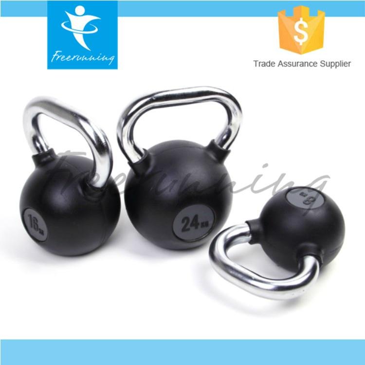 Professional Trainning Power Rubber Coated Kettlebell Weights 3