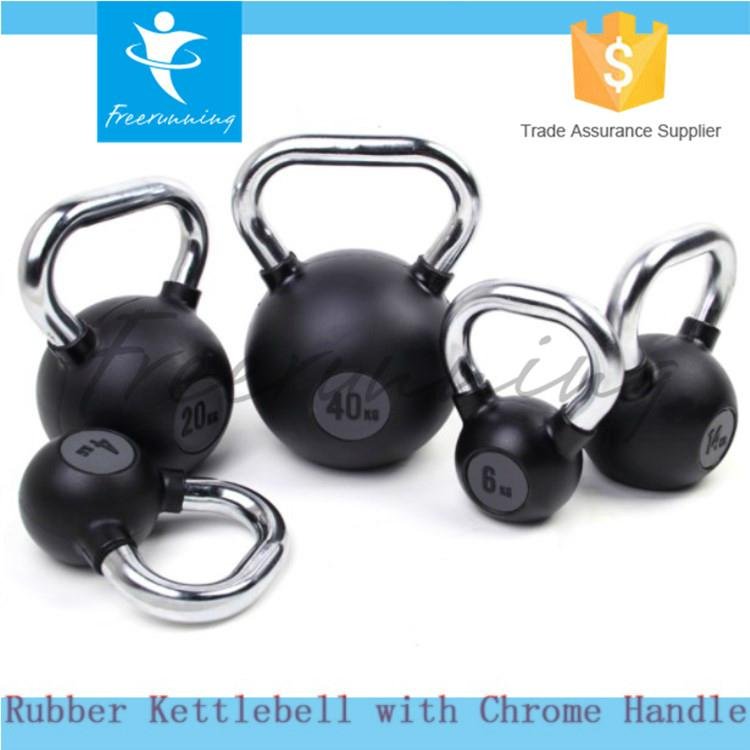 Professional Trainning Power Rubber Coated Kettlebell Weights 4