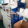Hot air welding spiraling machine for support spiral cold shirink tube 