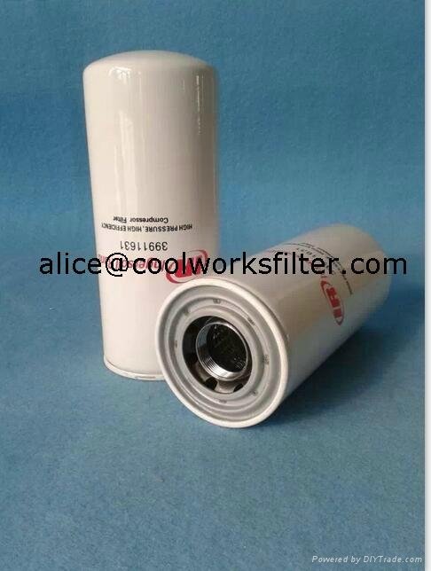replacement ingersoll rand oil filter 39911631
