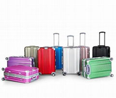 High-end trolley Aluminum Carry on L   age Suitcase