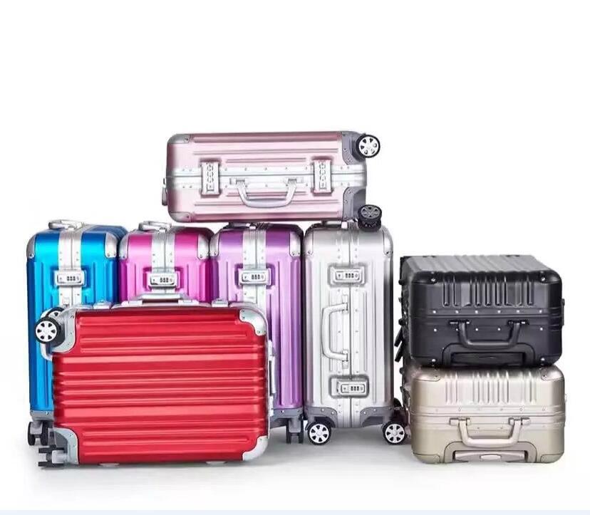 Highend trolley Aluminum Carry on Luggage Suitcase luggage Hittrip