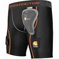 Shock Doctor Girls' Core Compression Hockey Shorts 