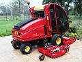 Looks Newl Gianni Ferrari Turbo 6 Diesel Winged Out Front Ride On Mower 5