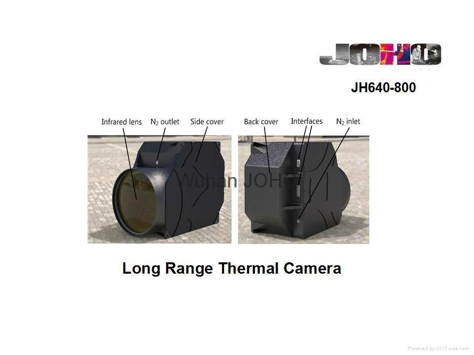 Long Range Surveillance IR Thermal Imaging Camera Continuous Zoom 80~800mm