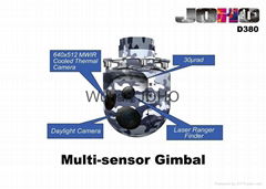 Helicopter Eo IR Gimbal with High Gyro Stabilization, Thermal Camera, TV Camera