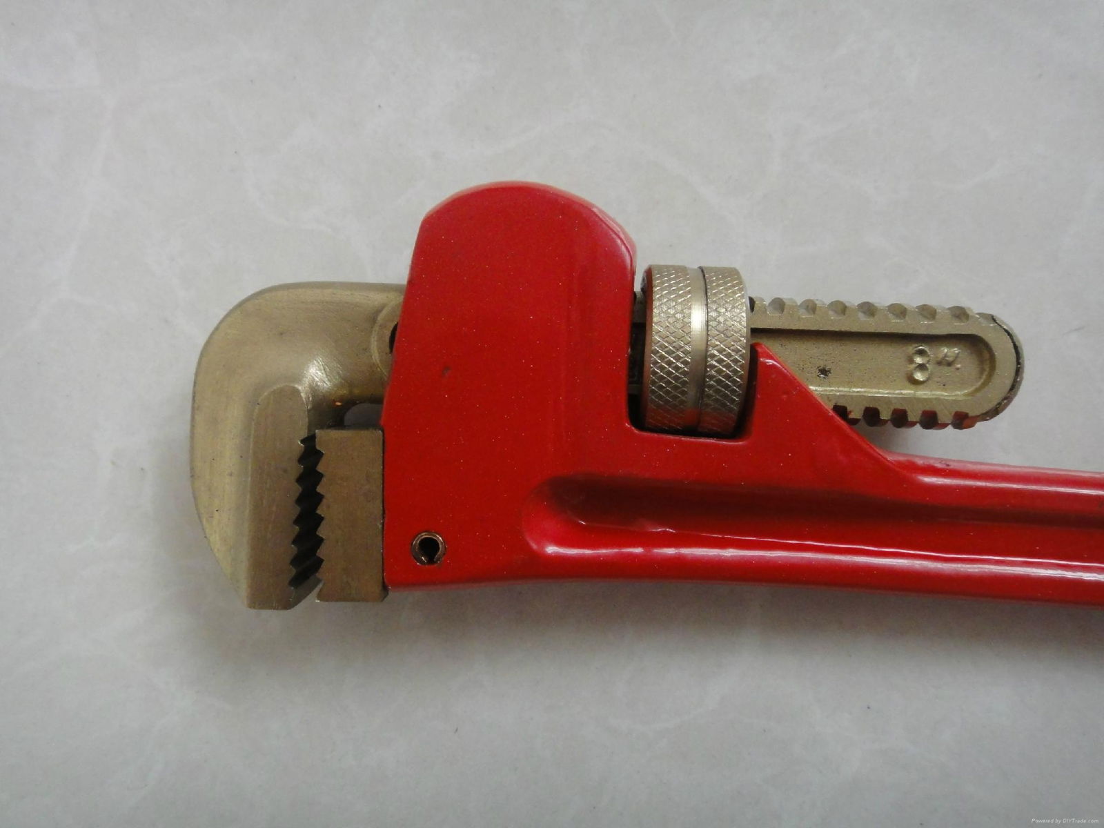 beryllium copper non sparkign heavy duty pipe wrench  3