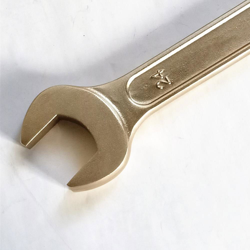 non sparking tools aluminum bronze double open end wrench spanner 4