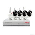 Mapesne 4CH Wireless HD 960P 1.3MP WIFI NVR KIT 2