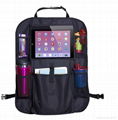 Multifunctional Car Seat Back Organizer with iPad and Tablet Holder-Touch Screen 1