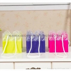 Factory Direct Sale Flower Packaging Flower Wrapping Transparent PP Bag with UV 