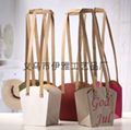 150g Kraft Paper Waterproof Bag for Flower Packaging Carrier Shopping Gift Bag 2