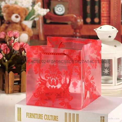 Wholesale Square Transparent Flower Wrapping Flower Packaging Plastic PP Bag 2