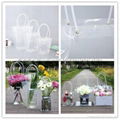 Clear Transprent PP Plastic PVC Flower Packaging Wrapping Gift Bag for Florist S 1