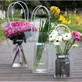 Clear Transprent PP Plastic PVC Flower Packaging Wrapping Gift Bag for Florist S 4