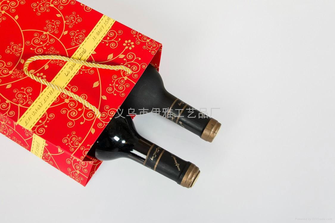 Wine Bottle Paper Gift Promotion Bags- Wine Alcohol Liquor Liquor Spirits Bag   4