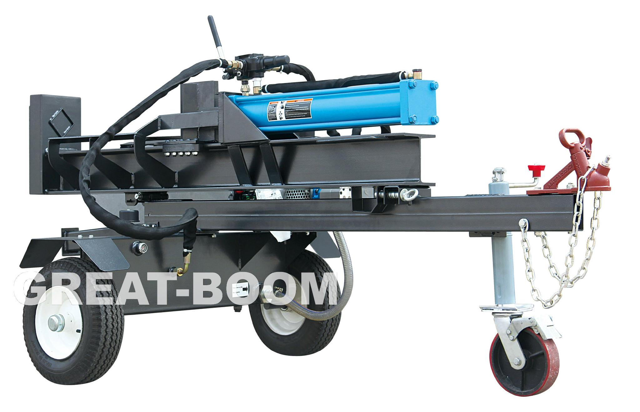 professional petrol engine horizontal high quality log splitter LS24TB3FPM GREATBOOM