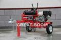 gasoline engine vetical timberking log splitter 40t 5