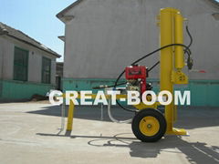 high quality cheaper horizontal diesel engine wood processor log splitter