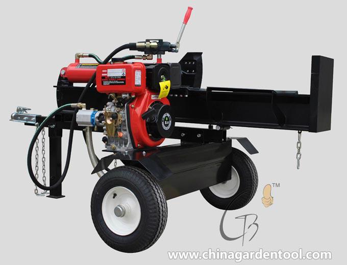 high quality cheaper horizontal diesel engine wood processor log